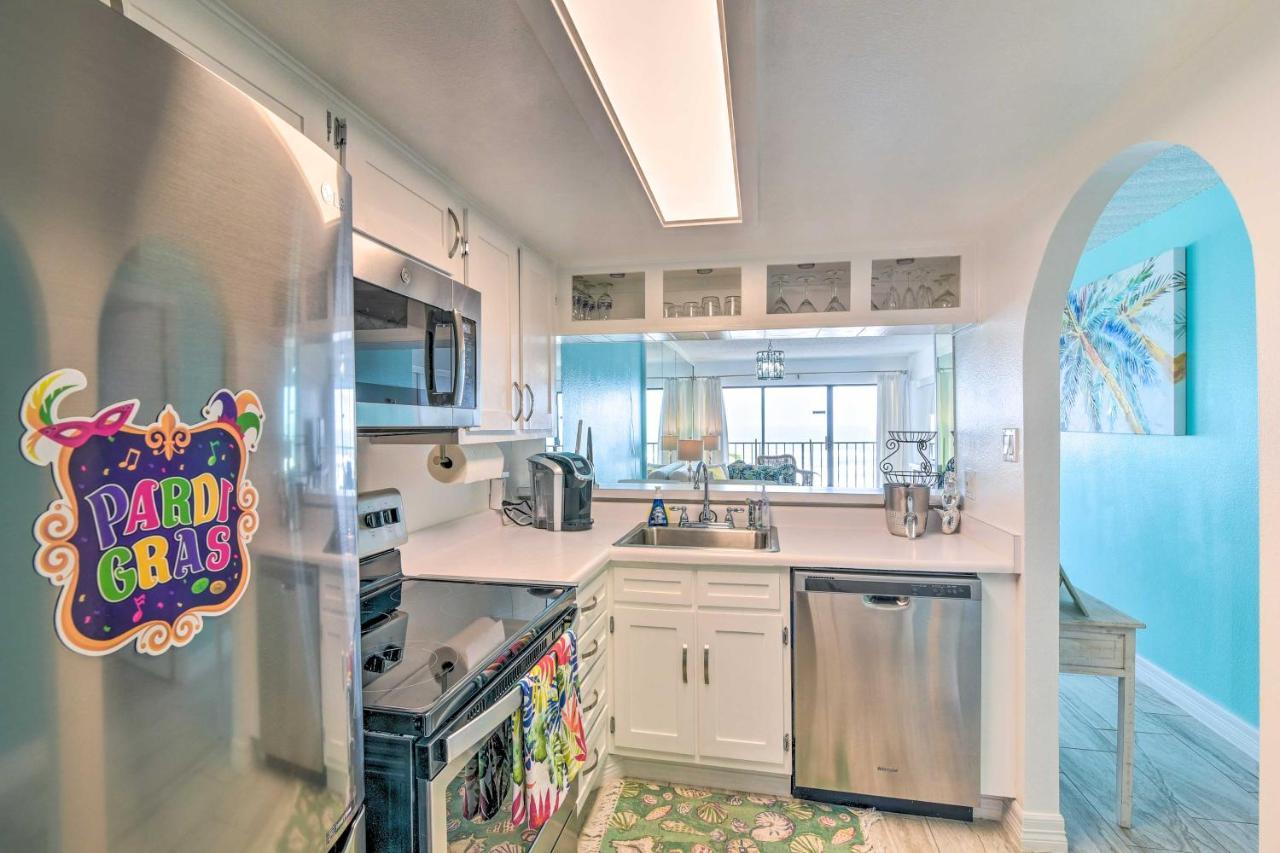 Galveston Oceanfront Condo With Balcony And View! Ngoại thất bức ảnh