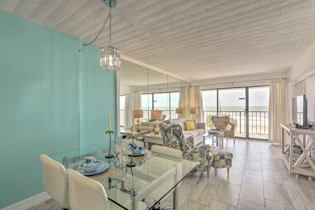 Galveston Oceanfront Condo With Balcony And View! Ngoại thất bức ảnh