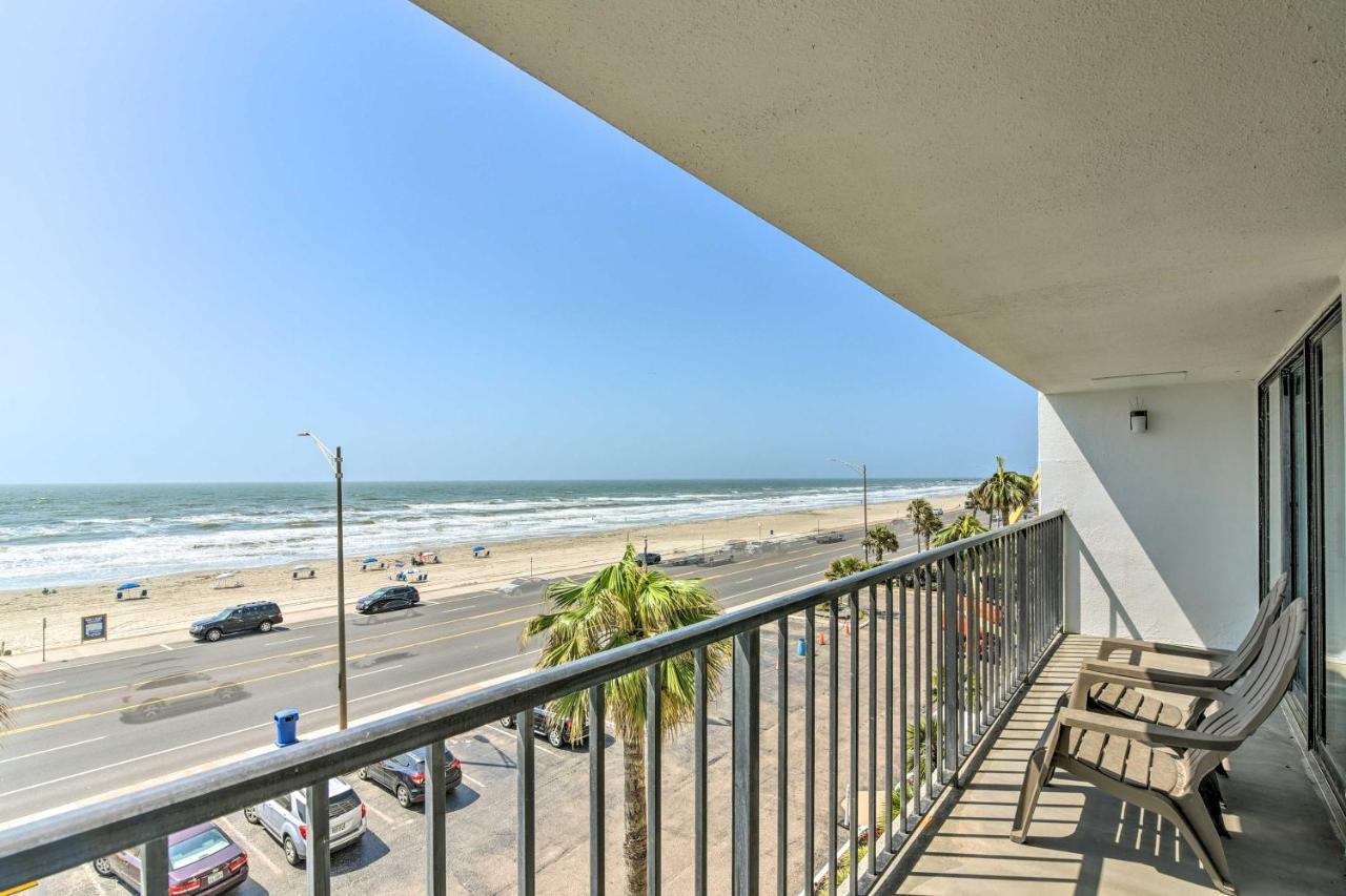 Galveston Oceanfront Condo With Balcony And View! Ngoại thất bức ảnh
