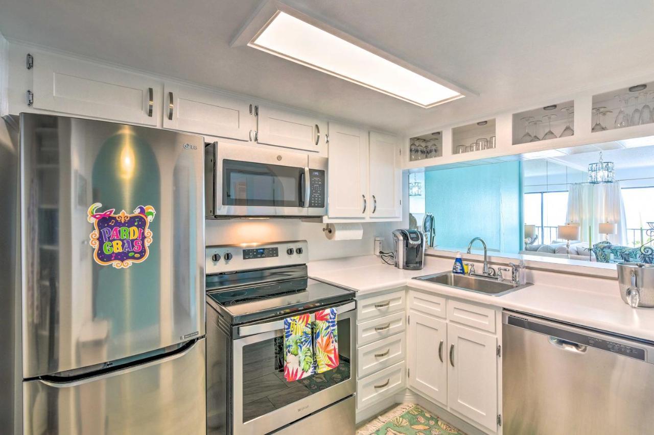 Galveston Oceanfront Condo With Balcony And View! Ngoại thất bức ảnh