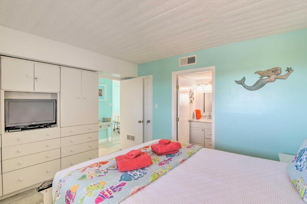 Galveston Oceanfront Condo With Balcony And View! Ngoại thất bức ảnh